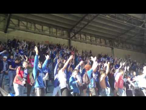 "Hinchada acerera presente !" Barra: Los Acereros &bull; Club: Huachipato