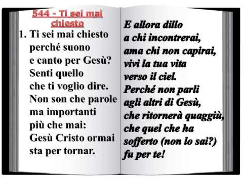 544 Ti sei mai chiesto - Innario Chiesa Cristiana Avventista del Settimo Giorno 2014