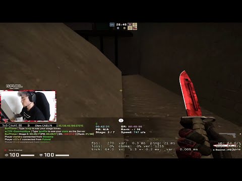 Twistzz jogando surf csgo