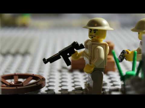 Lego Battle for Caen Part 1 - WW2 stopmotion