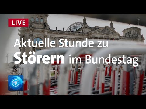 Aktuelle Stunde zur Bedrängung von Abgeordneten im Bundestag