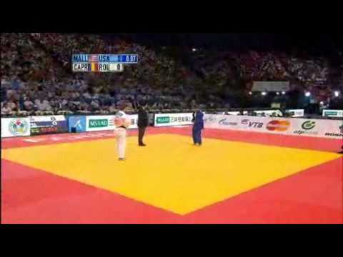 JUDO 2011 World Championships: Corina Caprioriu (ROU) - Marti Malloy (USA)