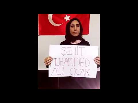 Trabzon Ülkü Ocakları Bayan teşkilatı Kayseri şehitleri için bu videoyu çekti