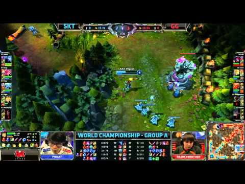 SKT vs GG | SK Telecom T1 vs GamingGear.EU | Worlds 2013 Day 3 Group A | Full game HD