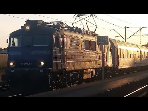 Pociąg Intercity TLK SPODEK/EP07-1055/ w realcji Poznań Główny - Katowice + Dwukrotne RP1 👋👨🏻‍✈️🚆