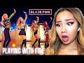 BULJANGNAN BLACKPINK PLAYING WITH FIRE LYRICS MV REACTION REVIEW