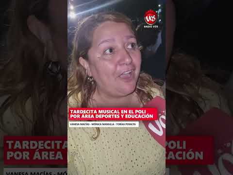 GENERAL DEHEZA: TARDECITA MUSICAL EN EL POLIDEPORTIVO.