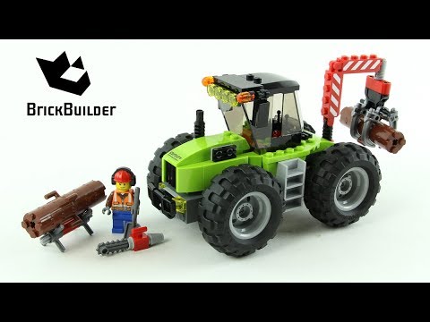 Vidéo LEGO City 60181 : Le tracteur forestier