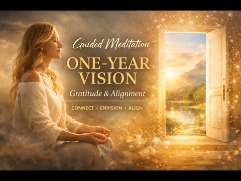 Thumbnail: Guided Meditation: One-Year Vision, Gratitude & Alignment