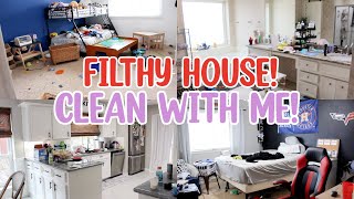 FILTHY HOUSE! EXTREME CLEAN WITH ME PART 1! CLEANING MOTIVATION! SPRING CLEANING! DEEP CLEAN!