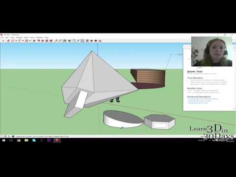 Day 2 - The SketchUp Toolbar - Learn 3D in 30 Days