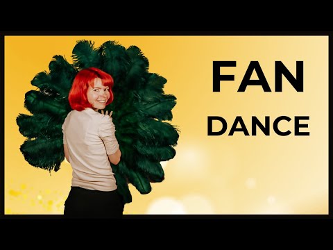 FEATHER FAN DANCE - 5 simple Moves  - Burlesque Dance Tutorial