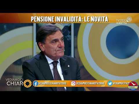 Pensione Invalidità: Le Novità  | VEDIAMOCI CHIARO - TV 2000