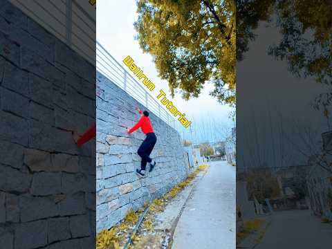Parkour Wall run tutorial !#parkour#wallrun#tutorial orial