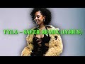 Tyla - Safer Remix (Lyrics)