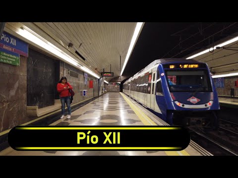 Metro Station Pío XII - Madrid 🇪🇸 - Walkthrough 🚶