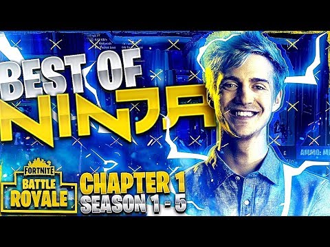 NINJA'S BEST MOMENTS FROM FORTNITE CHAPTER 1 (SEASON 1-5)