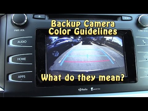 How to Read Backup Camera Color Guidelines