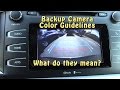 How to Read Backup Camera Color Guidelines