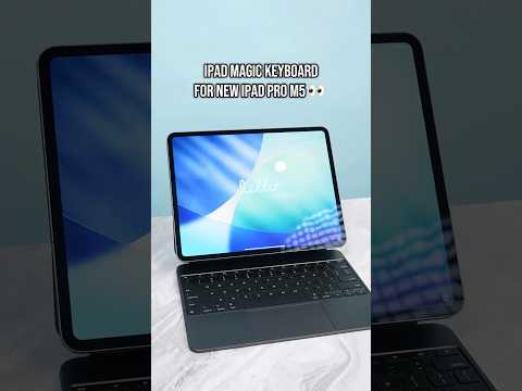 iPad Magic Keyboard 2025 with iPad Pro M5 | Apple's iPad Keyboard!