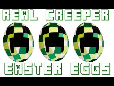 How to Make Minecraft Creeper Easter Eggs