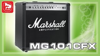 Video thumbnail for Гитарный комбоусилитель MARSHALL MG101CFX by PopMusicRu