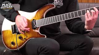 Video thumbnail for Mayones Regius Pro 6 Amber 2-Tone Burst by The Peach Boutique