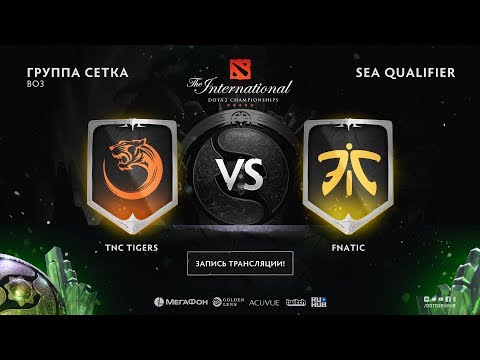 TNC Tigers vs Fnatic , The International SEA QL, game 1 [GodHunt, Adekvat]