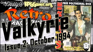 Valkyrie Magazine Vol. 1 Issue 2 (October, 1994) – Shadowrun, Traveller & Kult! | Retro Magazine