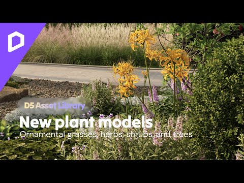 Over 260 new animated plant models in D5 Asset Library!