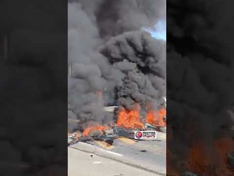 Produtores bloqueiam trecho da BR-101 em Ibirapitanga em protesto contra queda no preço do cacau