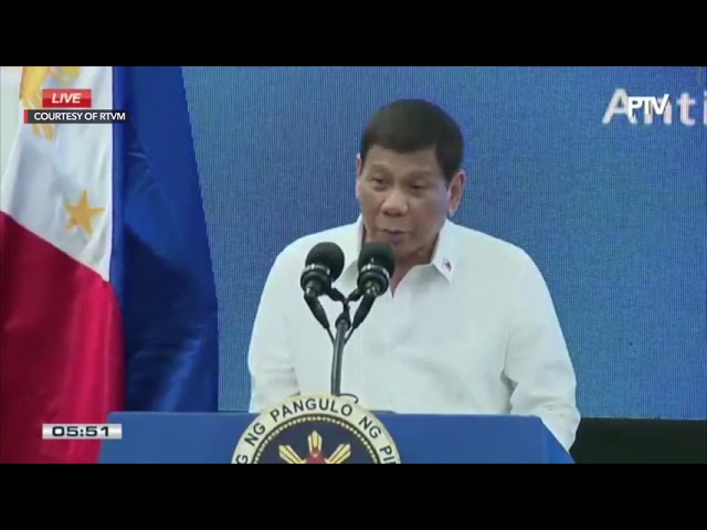 Duterte makes light of Taal eruption: ‘Lagyan ko ng cap’