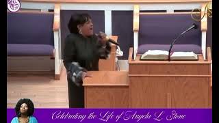 Pastor Shirley Caesar- Angie Stone Homegoing Service