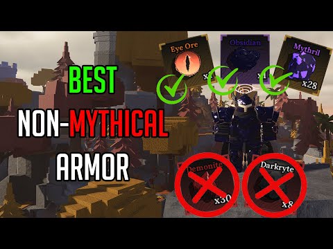 How To Easily Make OP Armor Without Mythical Ores!! | The Forge Guide