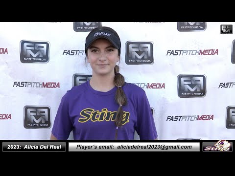 2023 Alicia Del Real 3.9 GPA - Athletic Outfielder Softball Skills Video - San Jose Sting