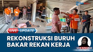 Polisi Gelar Rekonstruksi Kasus Pembunuhan Pekerja Bangunan di Ruko Nusa Indah Batam: Ada 22 Adegan