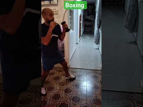 🇨🇺Cubano en 🇮🇨Canarias boxeo #cardenas #canarias #papa  #boxing #entrenamientoencasa #mancuernas