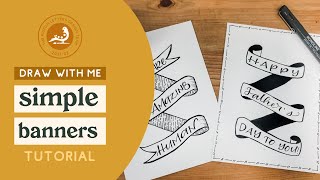 How to Draw a Banner in Four Simple Steps