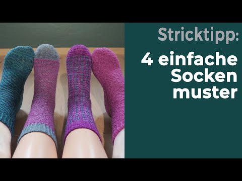 4 easy sock patterns