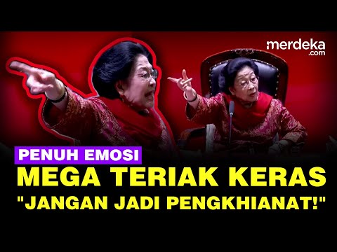 [FULL] Pidato Penuh Emosi Megawati Kejutkan Satu Ruangan, Keras Teriak Pengkhianat & Penjilat!