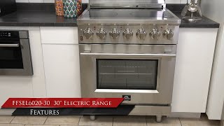 Forno Massimo 30-Inch Freestanding Electric Range, True Convection Oven Stainless Steel FFSEL602030 Picture