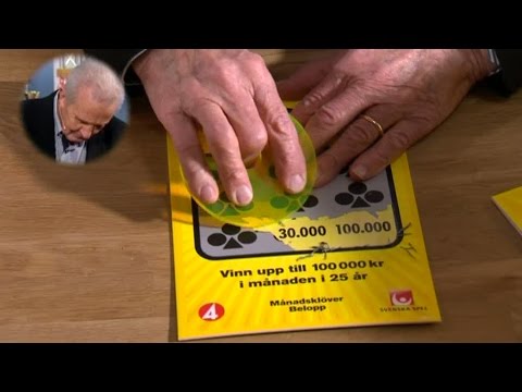 Triss: Sven från Karlstad skrapar - Nyhetsmorgon (TV4)