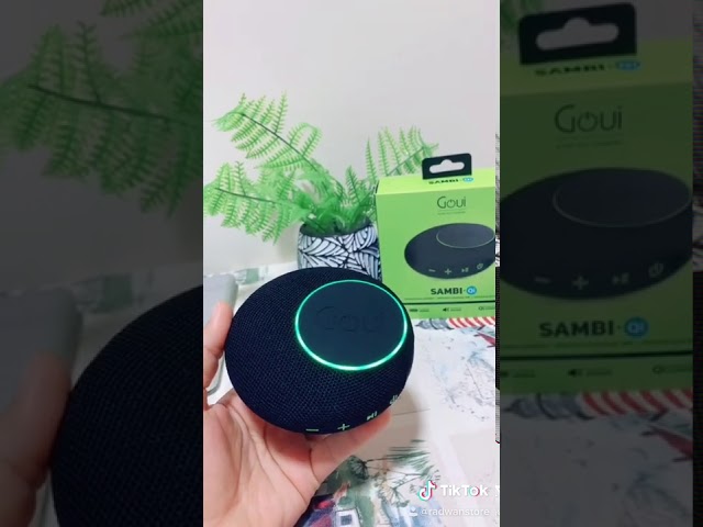 قوي - سامبي مكبر صوت +شاحن لاسلكي 10 واط + بطارية...