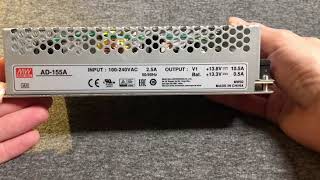 Mean Well AD-155A Zdroj s funkcí UPS 12V
