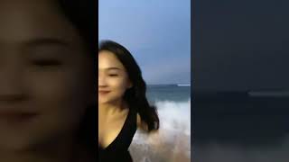 Tiktok bikini di pantai #tiktokbikini #bikini  #shorts #34