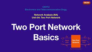 Two Port Network - Basics in Hindi