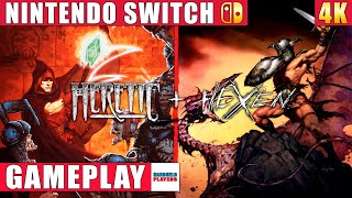 Heretic + Hexen Nintendo Switch 1 Gameplay in 4K