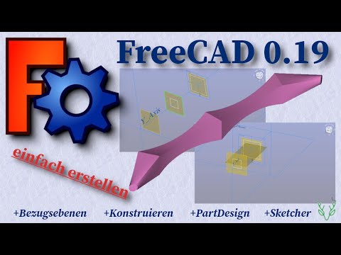 FreeCAD 0.19 Reference Planes Explained Simply | PartDesign | Sketcher