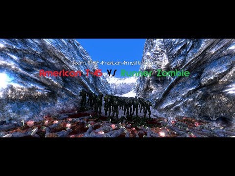 UEBS--American T-45 VS Runner Zombies