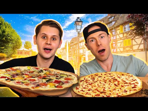 WHO GIVES UP, LOSES! 🔥 2-in-1 XXL Flammkuchen Challenge | (@Evanijo) vs. BigMeatsFood